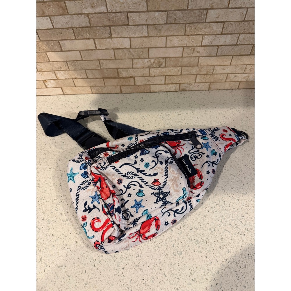 Vera Bradley Reactive Sea Life Backpack Sling